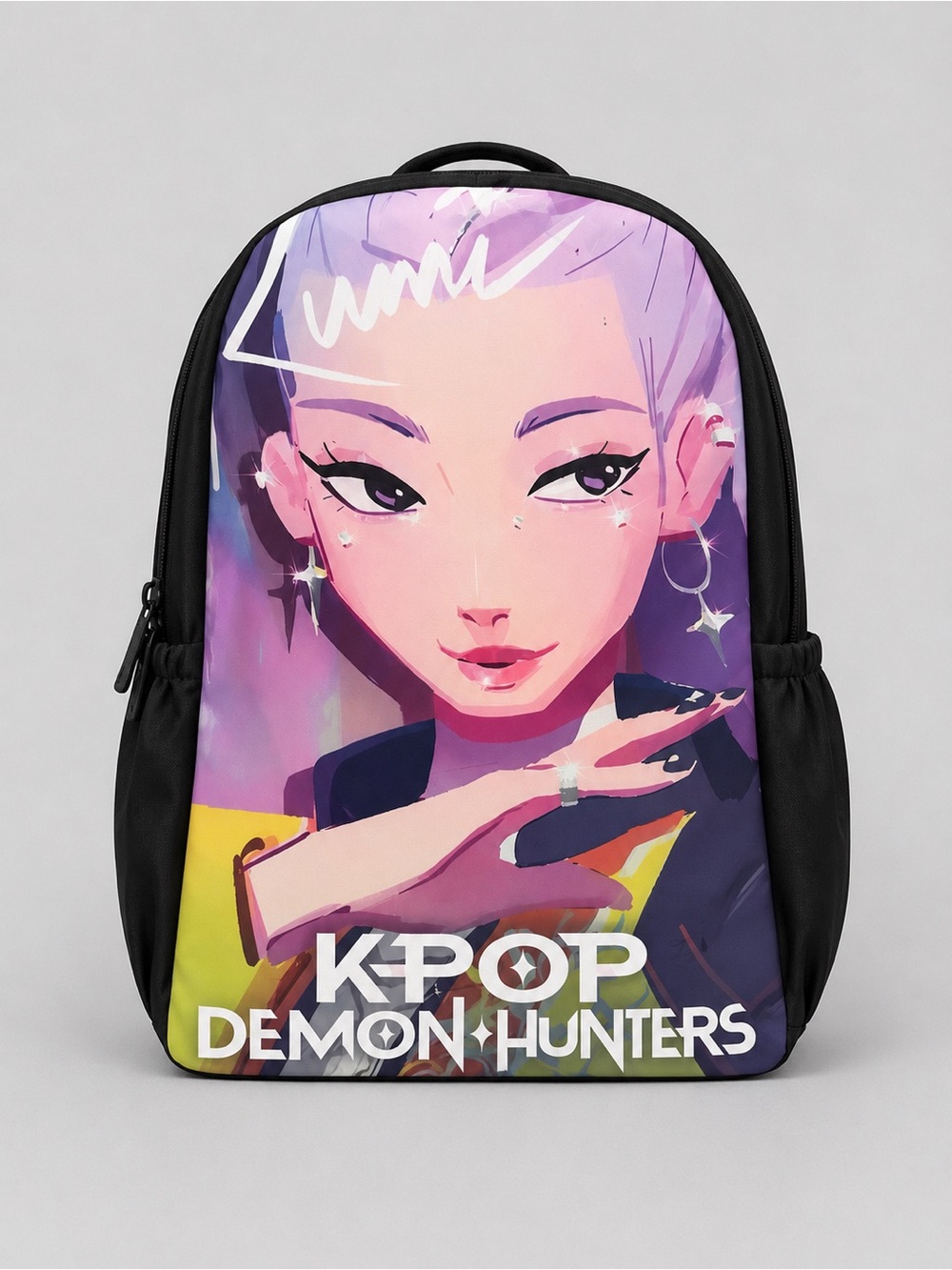 KPOP Demon Hunters Anime Backpack – Full Size School Bookbag